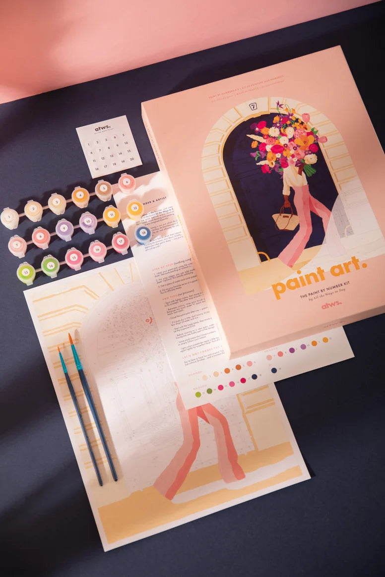Kit de peinture au numéro - Parisian Door