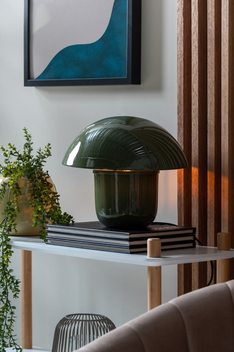Lampe en émail KAKI