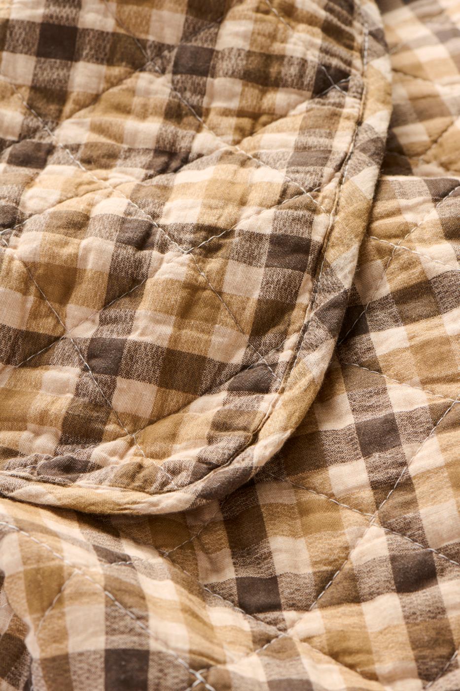 Dessus de lit écossais BROWN