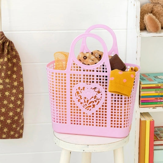 Panier rose