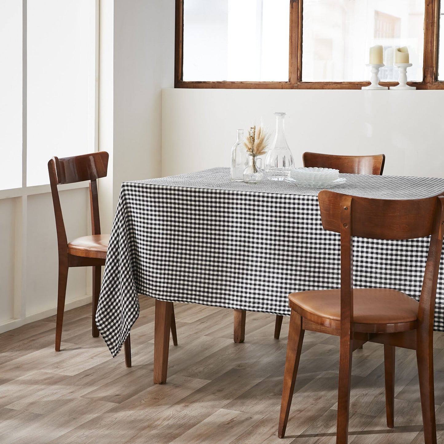 Nappe 150x250cm Noir & Blanc