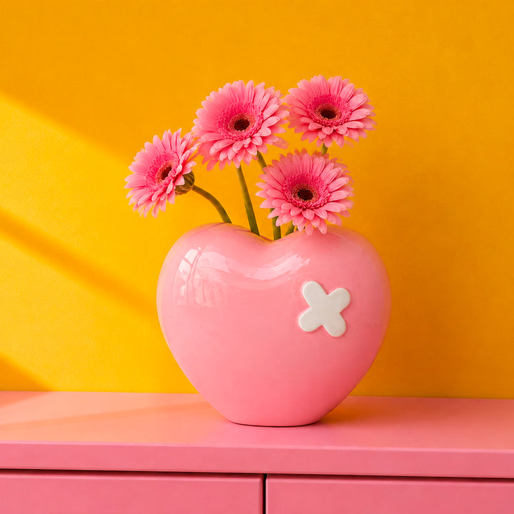 Vase coeur - Love Patch