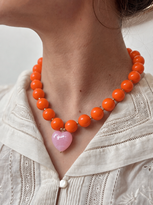Collier orange