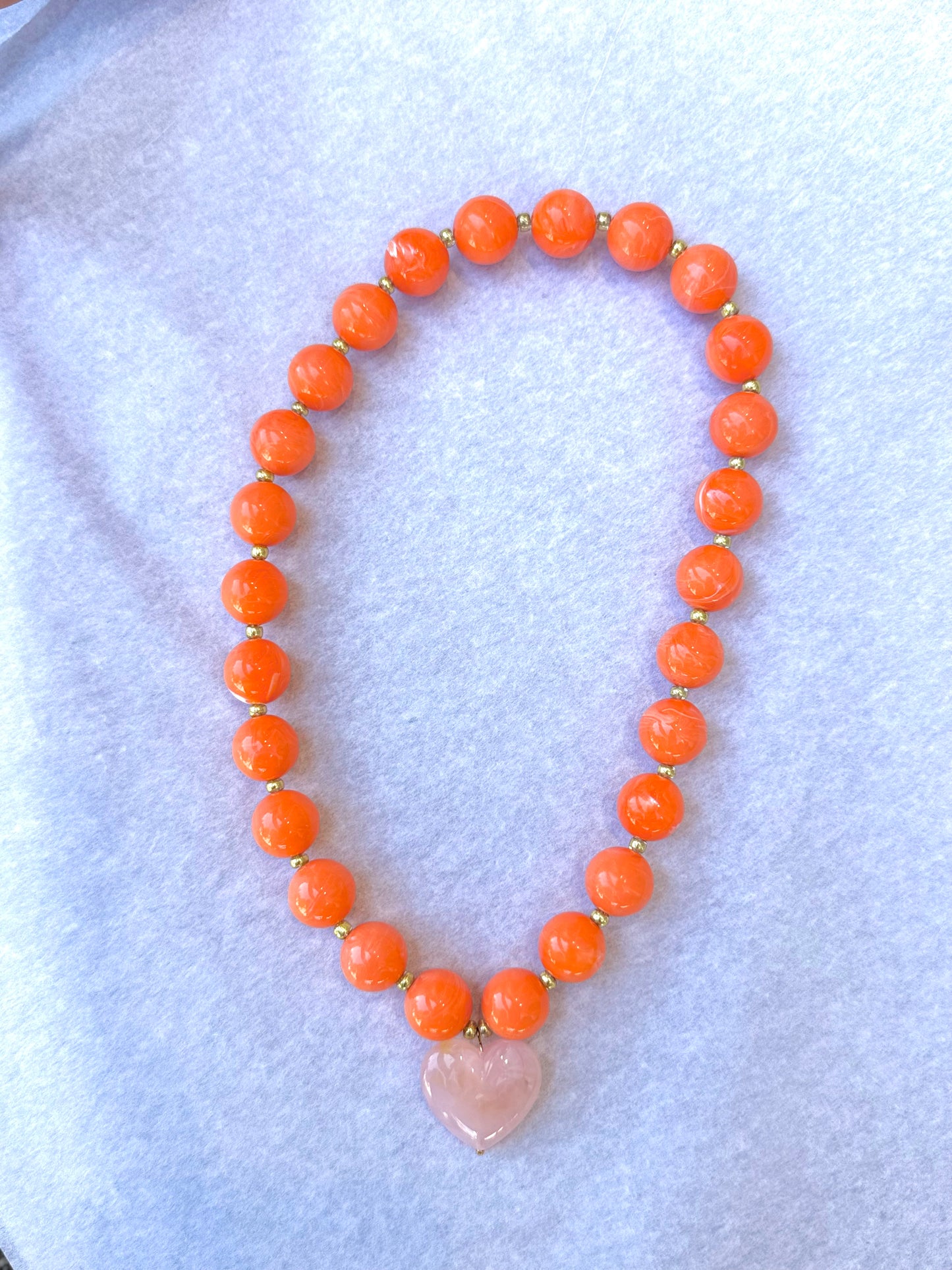 Collier orange