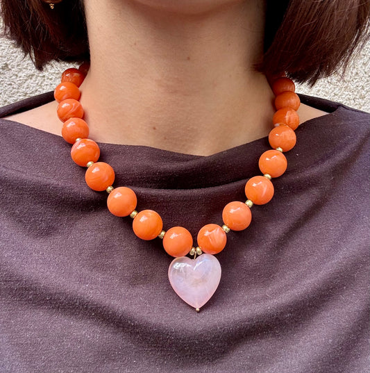 Collier orange