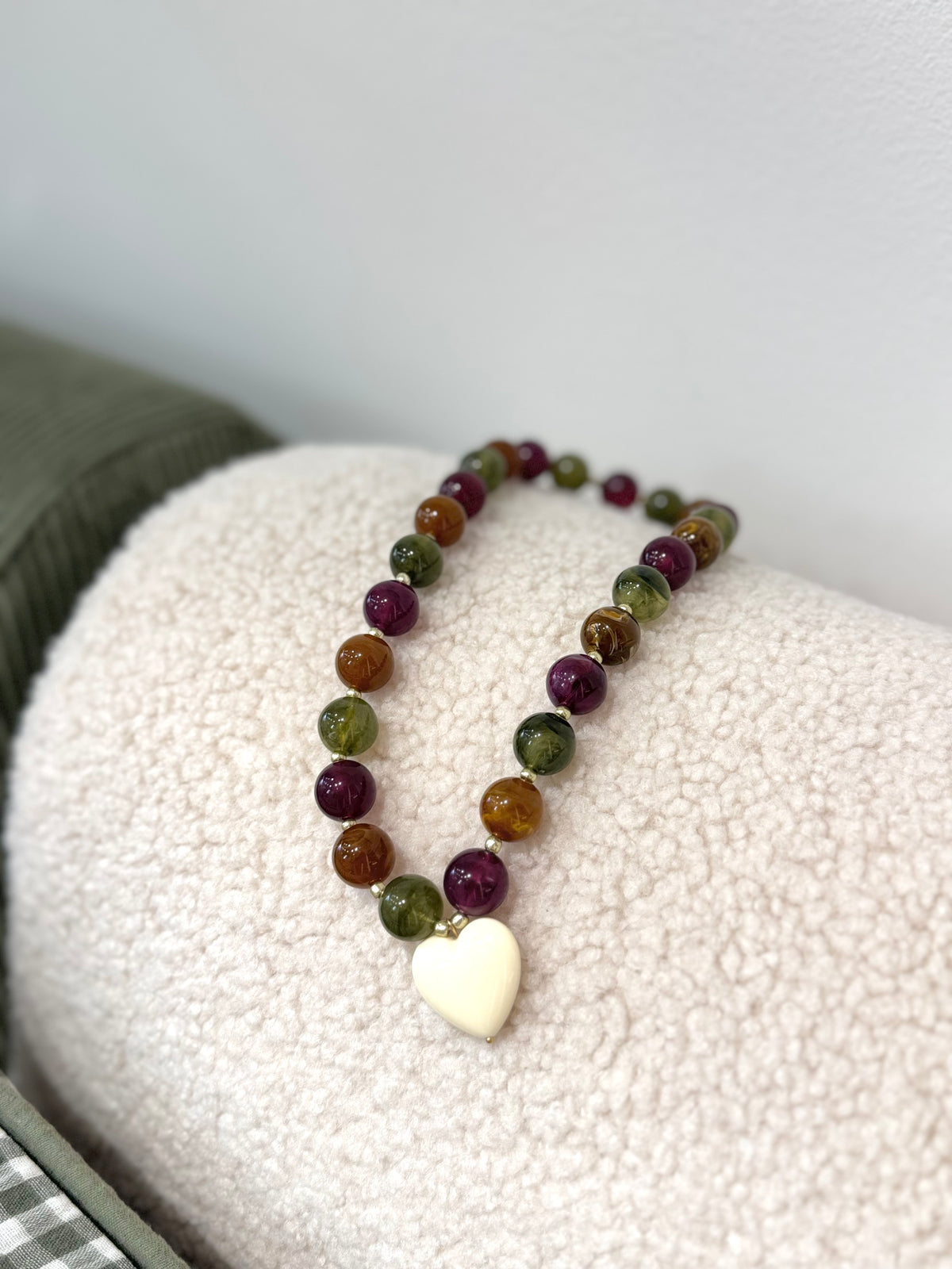 Collier Multicolore marron