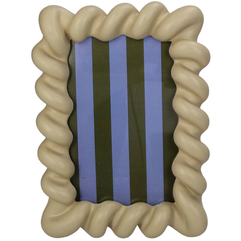 Cadre torsadé BEIGE 10x15cm