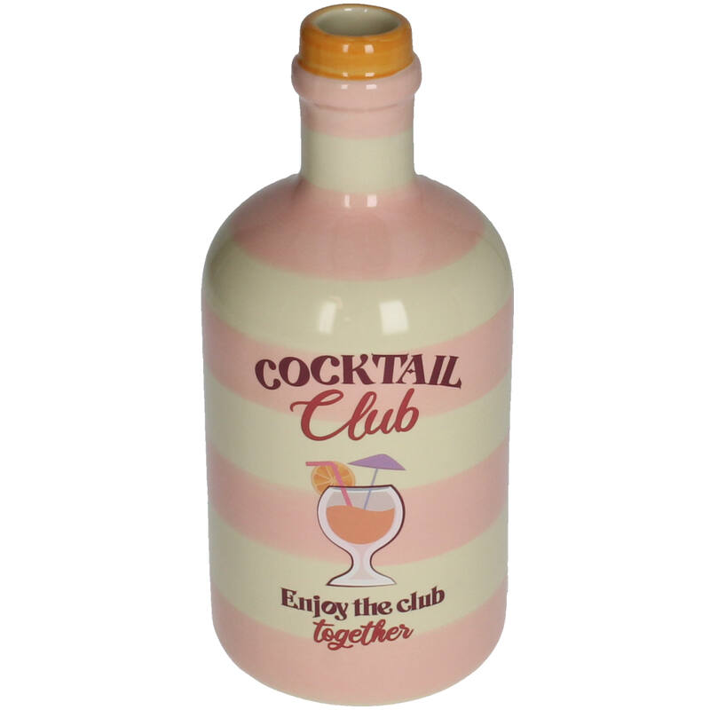 Vase bouteille cocktail