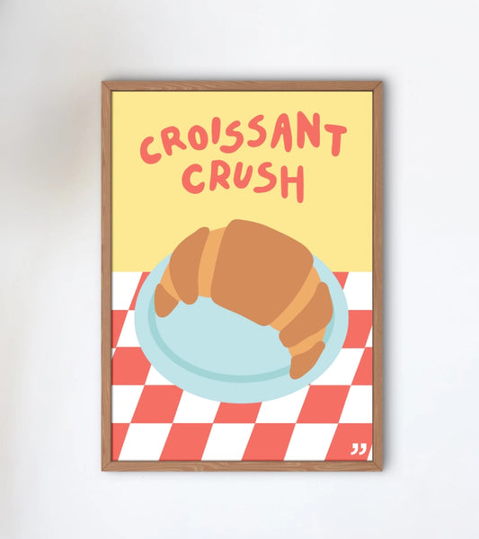 Affiche Croissant Crush