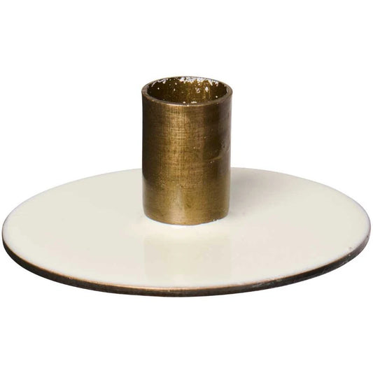 Mini bougeoir bicolore pour bougie de 1,3cm