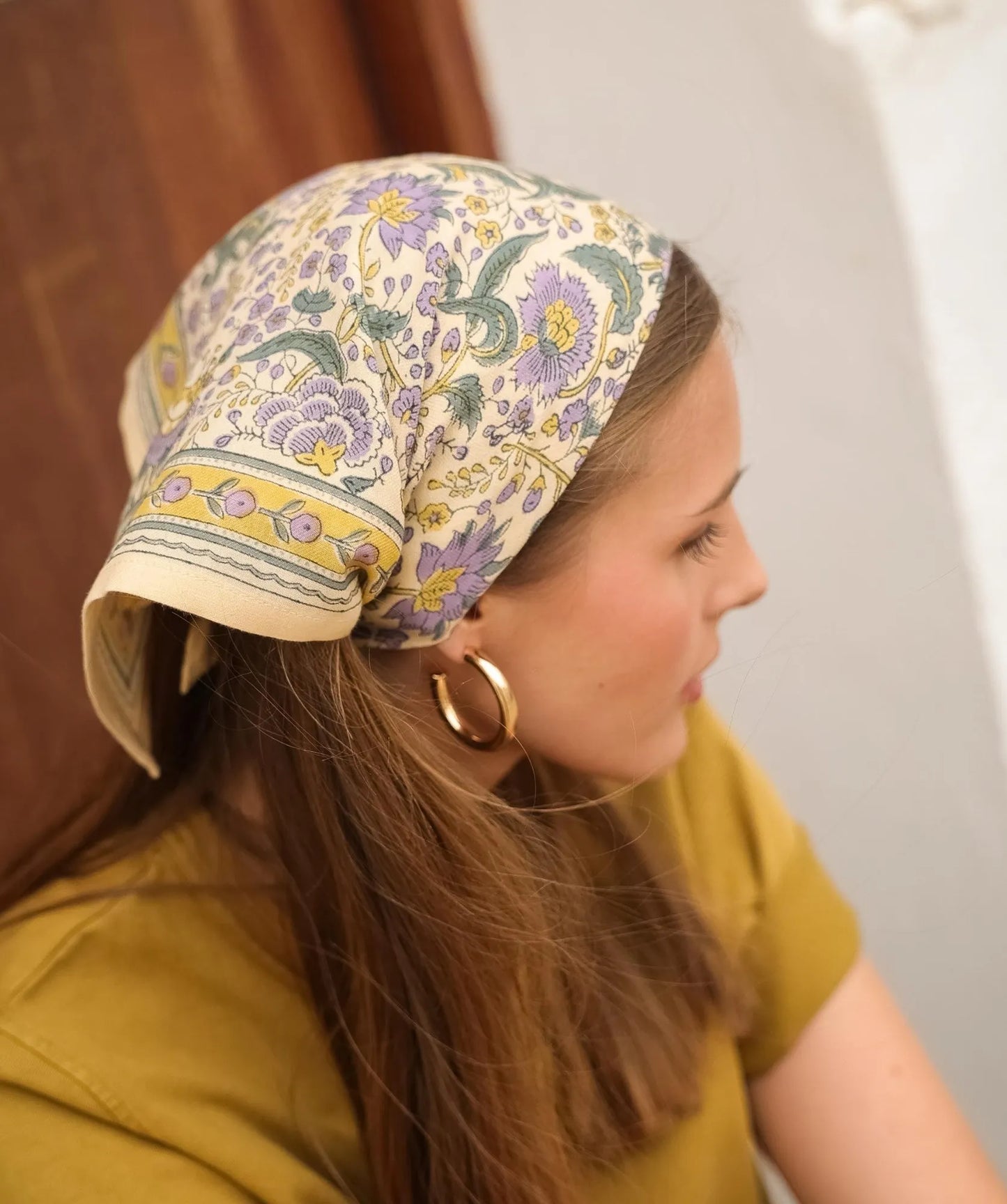 Foulard petit format - Haydee Sorbet Citron Vert